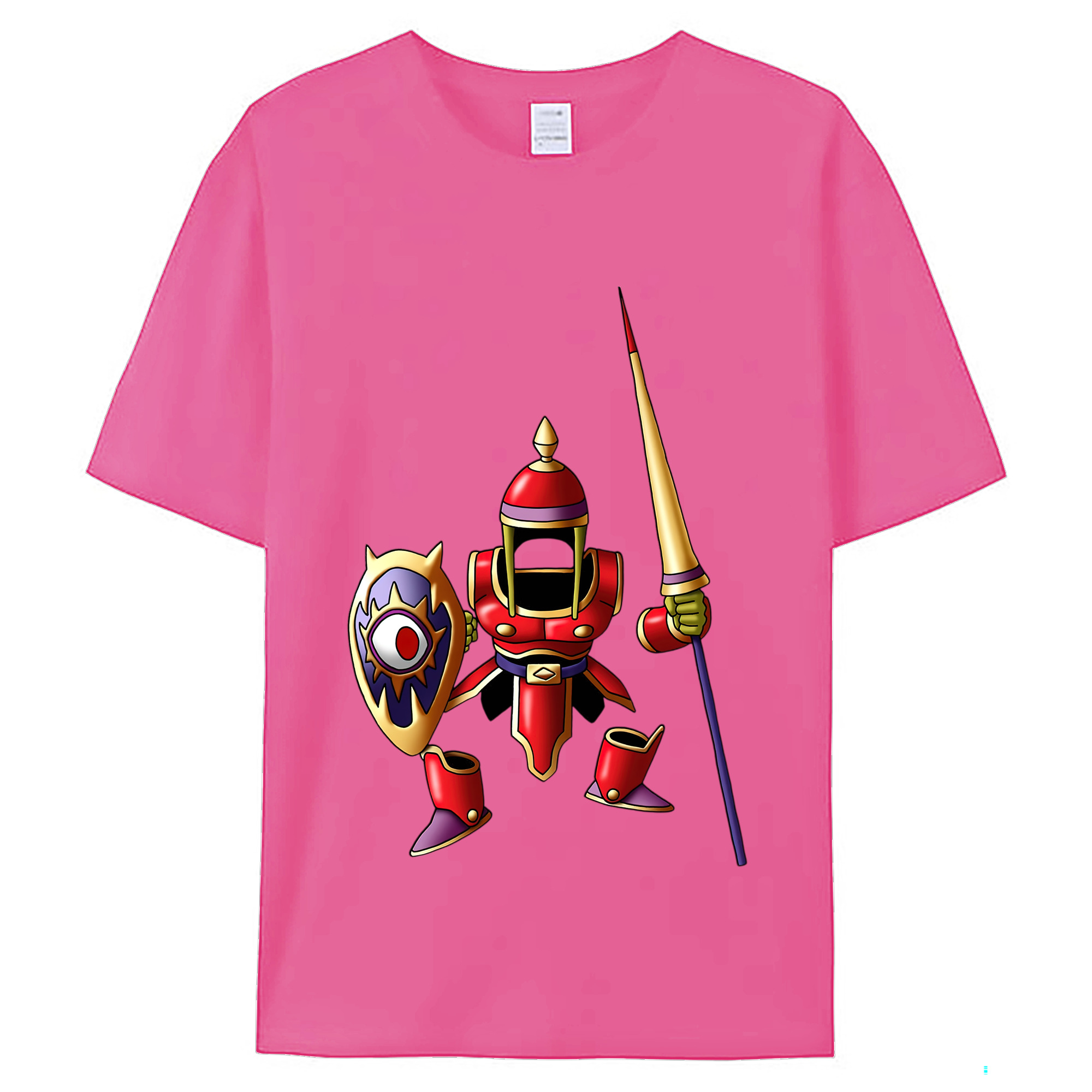 （画像用） ドラゴンクエスト Doragon Kuesuto Dragon Quest レディースカジュアルプリントTシャツ（綿100％）